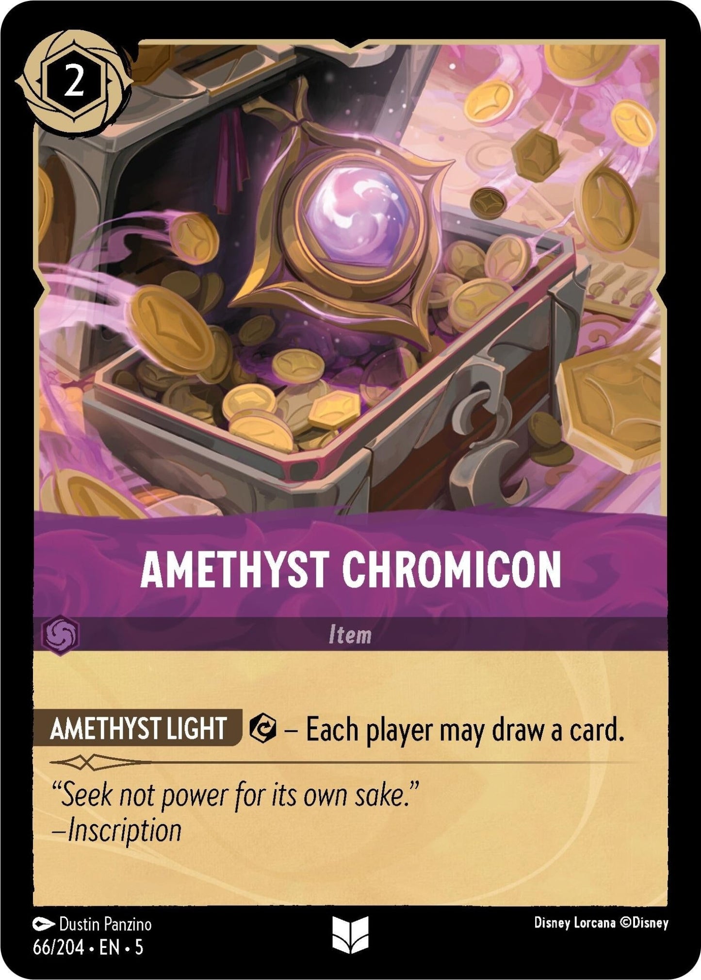 Disney Lorcana - Amethyst Chromicon (66/204) (Shimmering Skies)