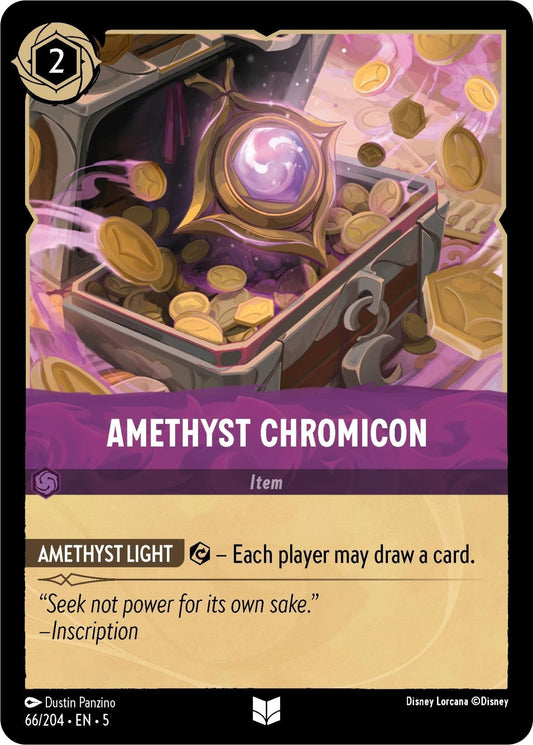 Disney Lorcana - Amethyst Chromicon (66/204) (Shimmering Skies)