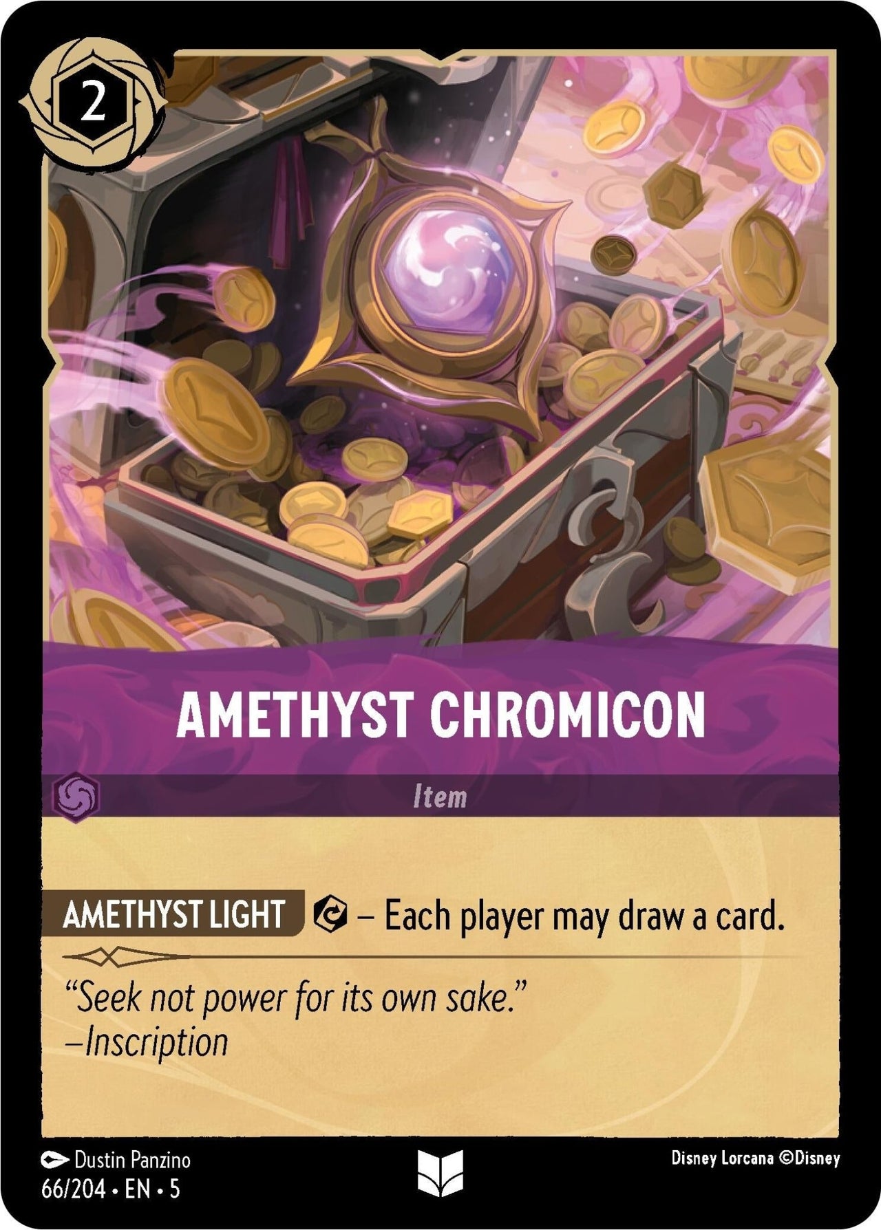 Amethyst Chromicon (66/204) (Shimmering Skies) by LAB7 Malta, Europe