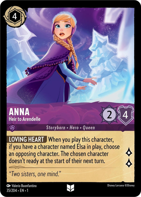 Disney Lorcana - Anna - Heir to Arendelle (35/204) (The First Chapter)