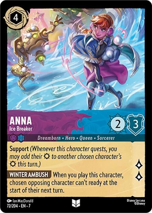Disney Lorcana - Anna - Ice Breaker (72/204) (Archazia's Island)