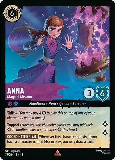 Disney Lorcana - Anna - Magical Mission (72/204) (Reign of Jafar)