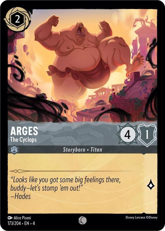 Disney Lorcana - Arges - The Cyclops (173/204) (Ursula's Return)