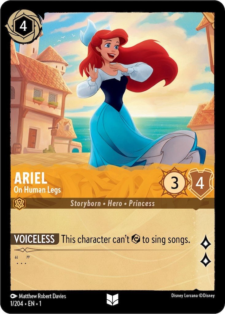 Disney Lorcana - Ariel - On Human Legs (1/204) (The First Chapter)