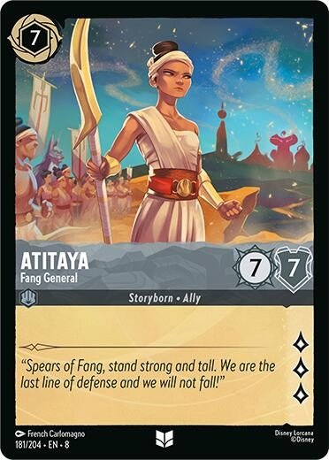 Disney Lorcana - Atitaya - Fang General (181/204) (Reign of Jafar)