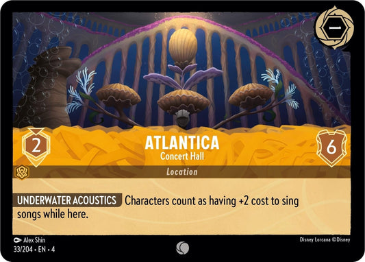 Disney Lorcana - Atlantica - Concert Hall (33/204) (Ursula's Return)
