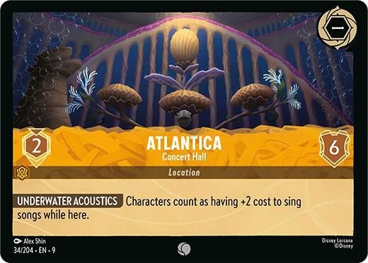 Disney Lorcana - Atlantica - Concert Hall (34/204) (Fabled)