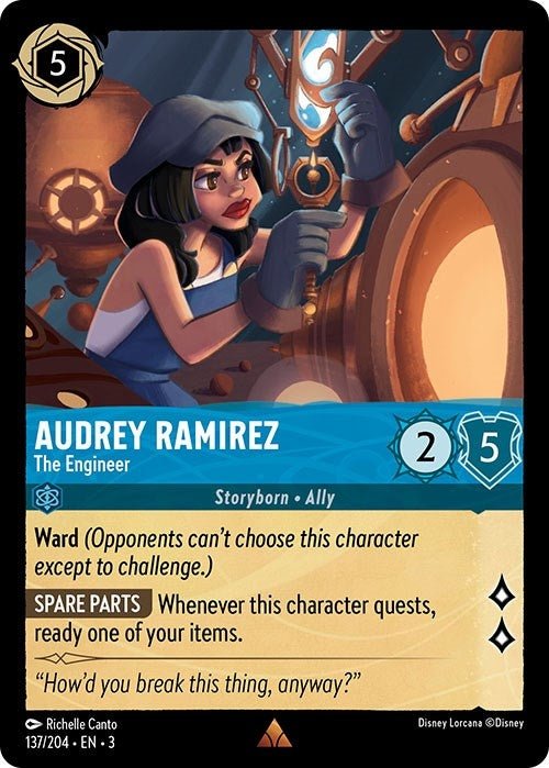 Disney Lorcana - Audrey Ramirez - The Engineer (137/204) (Into the Inklands)