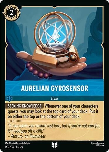 Disney Lorcana - Aurelian Gyrosensor (167/204) (Fabled)