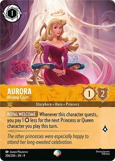 Disney Lorcana - Aurora - Holding Court (Epic) (206/204) (Fabled)
