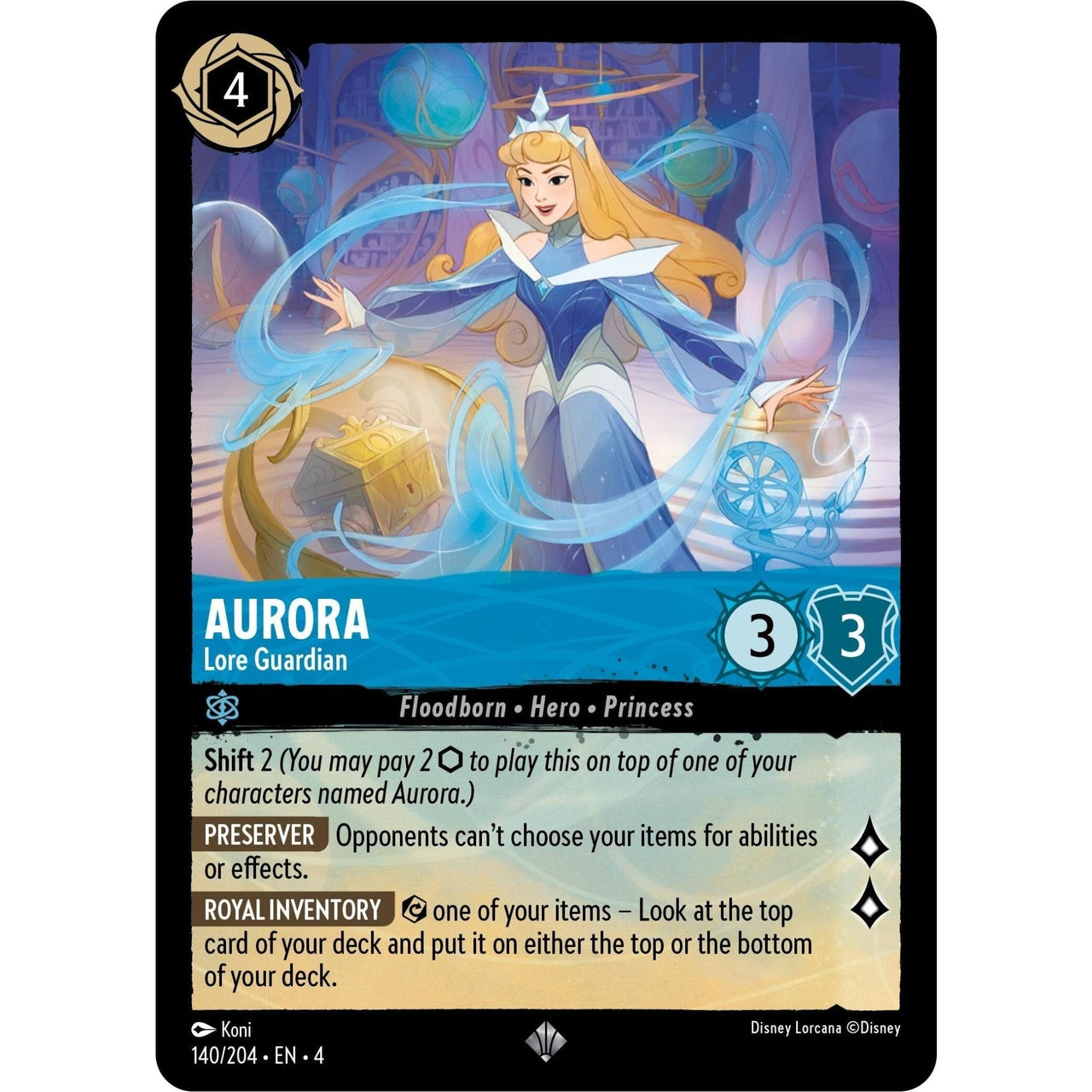 Ravensburger Aurora - Lore Guardian (140/204) (Ursula's Return) by LAB7 Malta, Europe