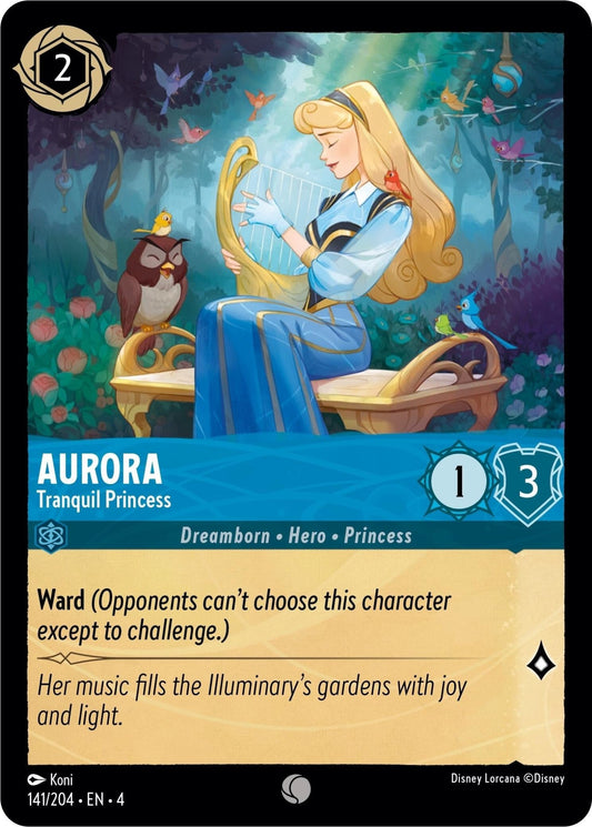 Disney Lorcana - Aurora - Tranquil Princess (141/204) (Ursula's Return)