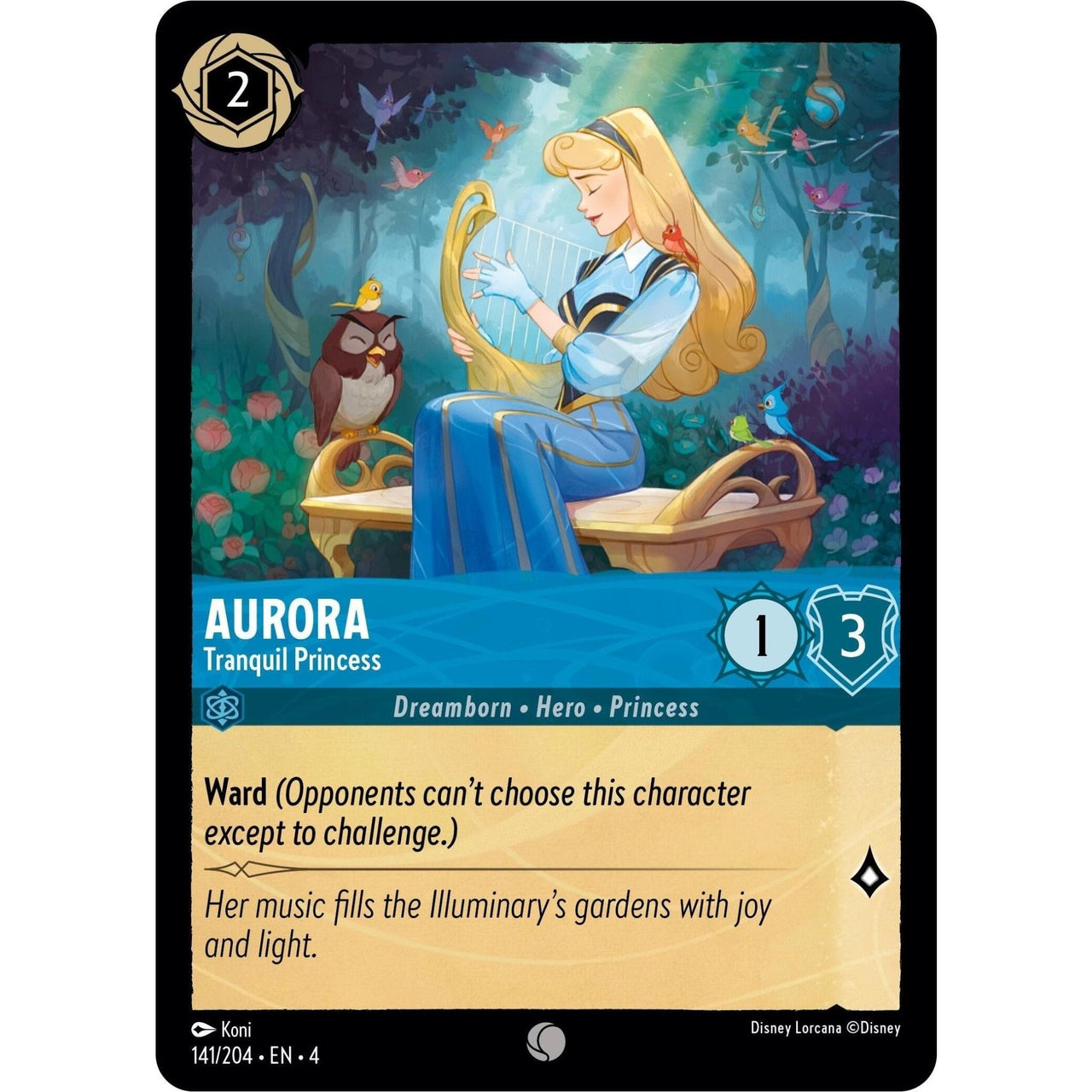 Ravensburger Aurora - Tranquil Princess (141/204) (Ursula's Return) by LAB7 Malta, Europe