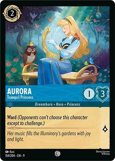 Disney Lorcana - Aurora - Tranquil Princess (154/204) (Fabled)
