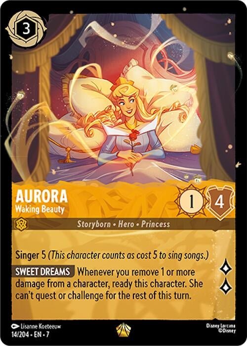 Disney Lorcana - Aurora - Waking Beauty (14/204) (Archazia's Island)