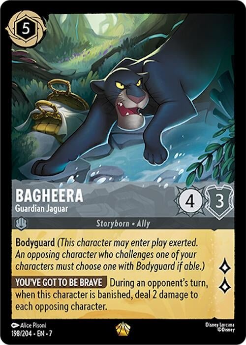 Disney Lorcana - Bagheera - Guardian Jaguar (198/204) (Archazia's Island)
