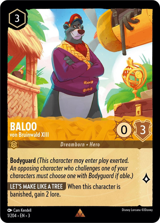 Disney Lorcana - Baloo - von Bruinwald XIII (1/204) (Into the Inklands)