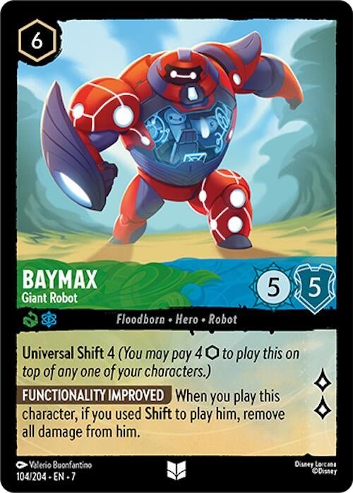 Disney Lorcana - Baymax - Giant Robot (104/204) (Archazia's Island)