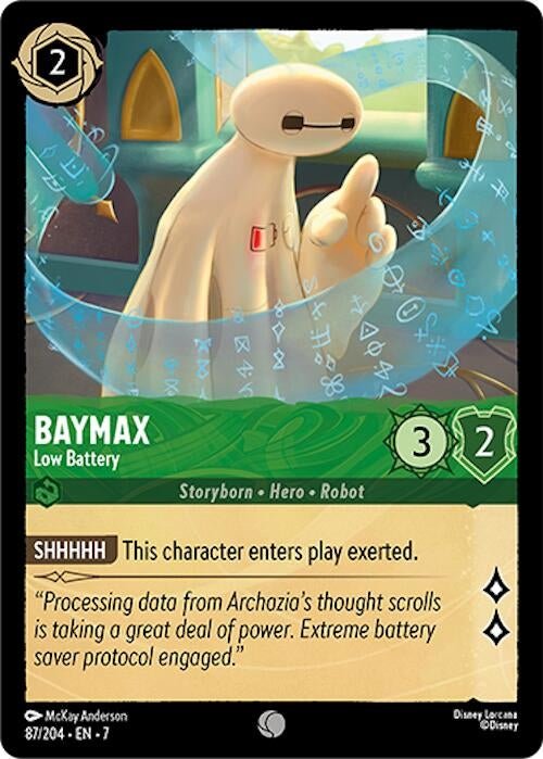 Disney Lorcana - Baymax - Low Battery (87/204) (Archazia's Island)