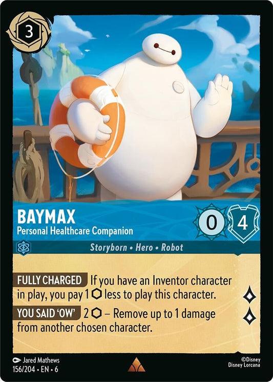 Disney Lorcana - Baymax - Personal Healthcare Companion (156/204) (Azurite Sea)