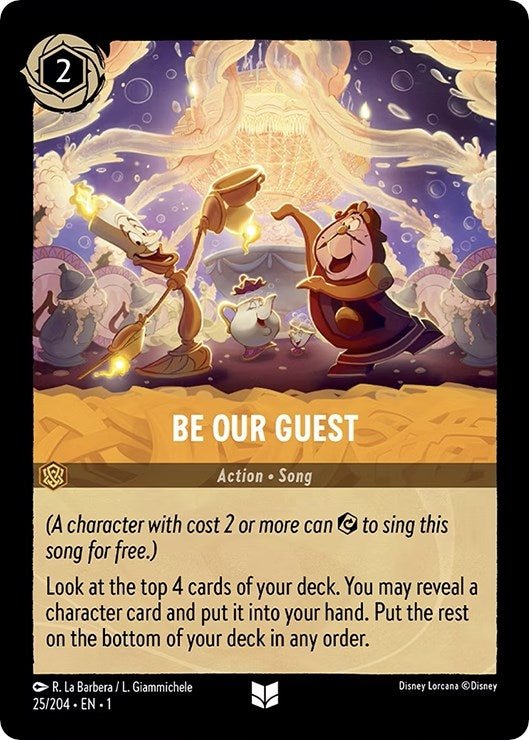 Disney Lorcana - Be Our Guest (25/204) (The First Chapter)