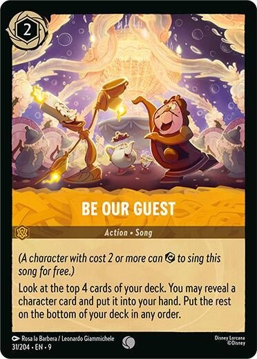 Disney Lorcana - Be Our Guest (31/204) (Fabled)