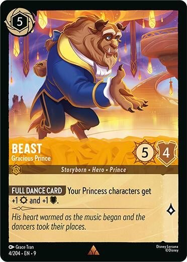 Disney Lorcana - Beast - Gracious Prince (4/204) (Fabled)