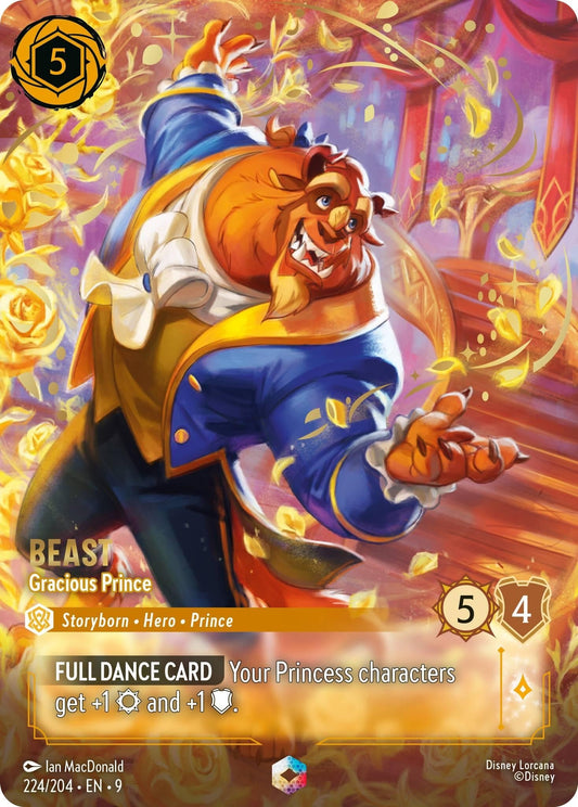 Disney Lorcana - Beast - Gracious Prince (Enchanted) (224/204) (Fabled)