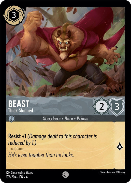Disney Lorcana - Beast - Thick - Skinned (176/204) (Ursula's Return)