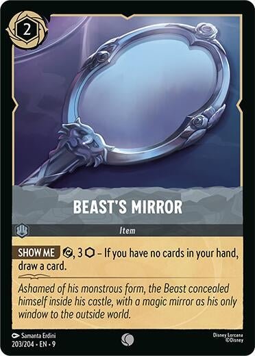 Disney Lorcana - Beast's Mirror (203/204) (Fabled)