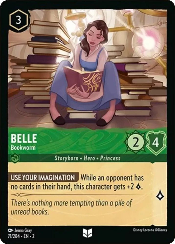 Disney Lorcana - Belle - Bookworm (71/204) (Rise of the Floodborn)