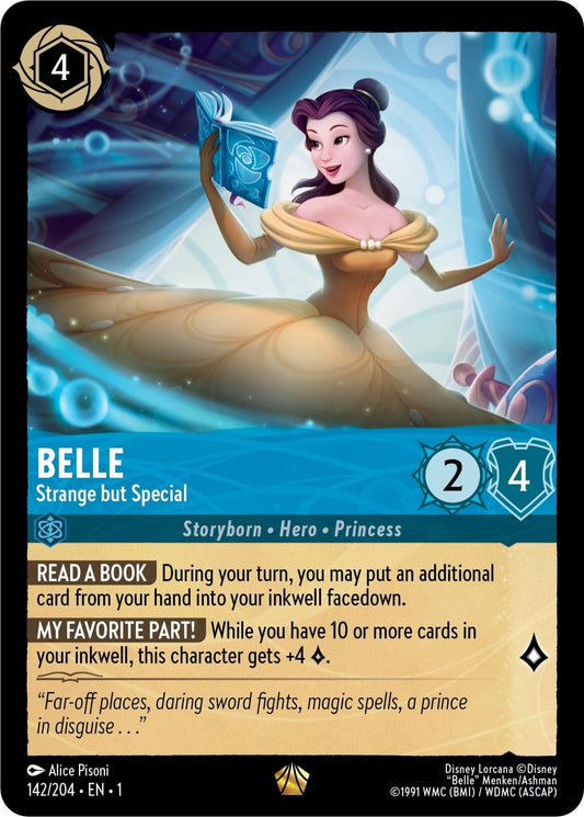 Disney Lorcana - Belle - Strange but Special (142/204) (The First Chapter)