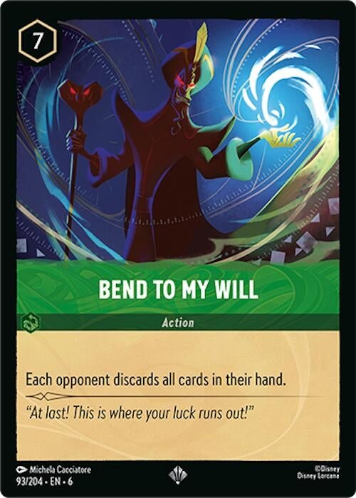 Disney Lorcana - Bend to My Will (93/204) (Azurite Sea)