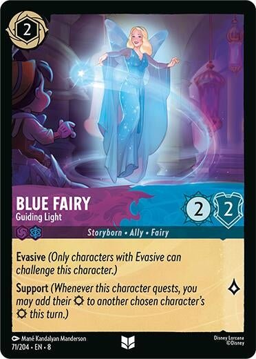 Disney Lorcana - Blue Fairy - Guiding Light (71/204) (Reign of Jafar)