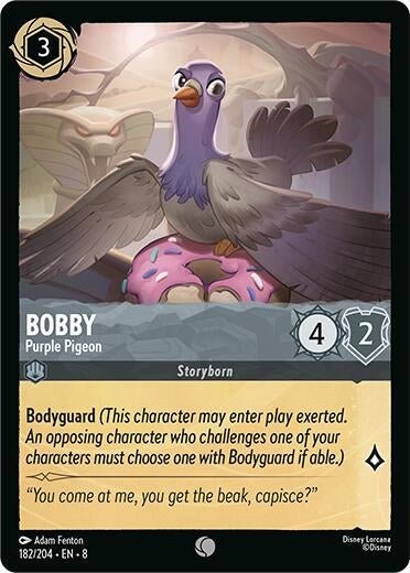 Disney Lorcana - Bobby - Purple Pigeon (182/204) (Reign of Jafar)