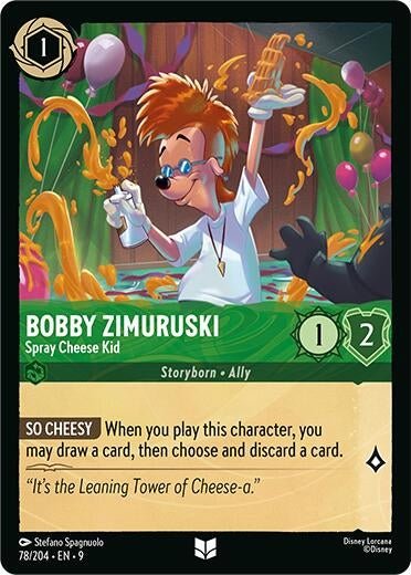 Disney Lorcana - Bobby Zimuruski - Spray Cheese Kid (78/204) (Fabled)