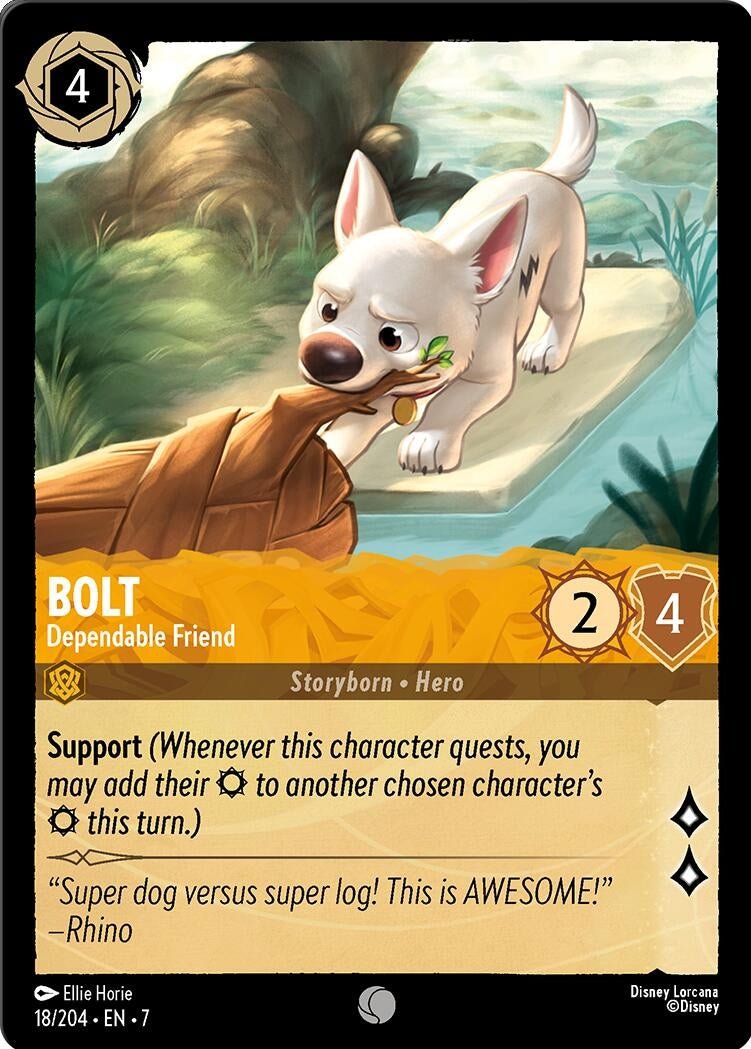 Disney Lorcana - Bolt - Dependable Friend (18/204) (Archazia's Island)