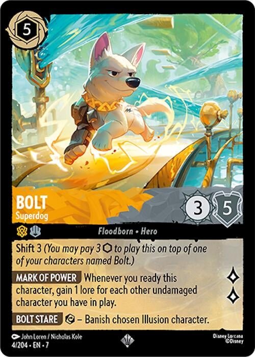 Disney Lorcana - Bolt - Superdog (4/204) (Archazia's Island)