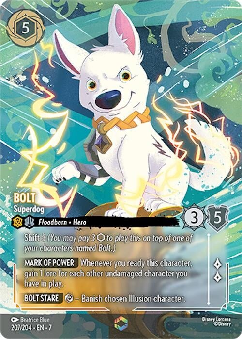 Disney Lorcana - Bolt - Superdog (Enchanted) (207/204) (Archazia's Island)