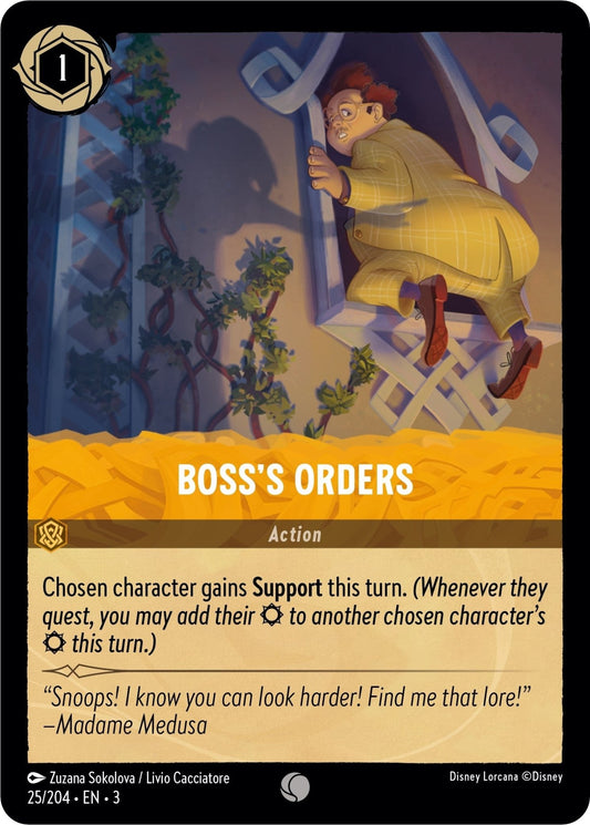 Disney Lorcana - Boss's Orders (25/204) (Into the Inklands)
