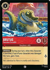 Brutus - Fearsome Crocodile (125/204) (Reign of Jafar) by LAB7 Malta, Europe