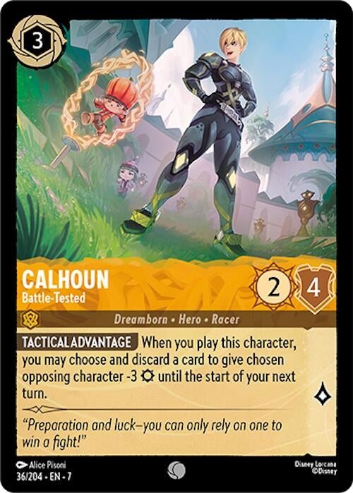 Disney Lorcana - Calhoun - Battle - Tested (36/204) (Archazia's Island)