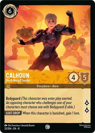 Disney Lorcana - Calhoun - Hard - Nosed Leader (32/204) (Reign of Jafar)