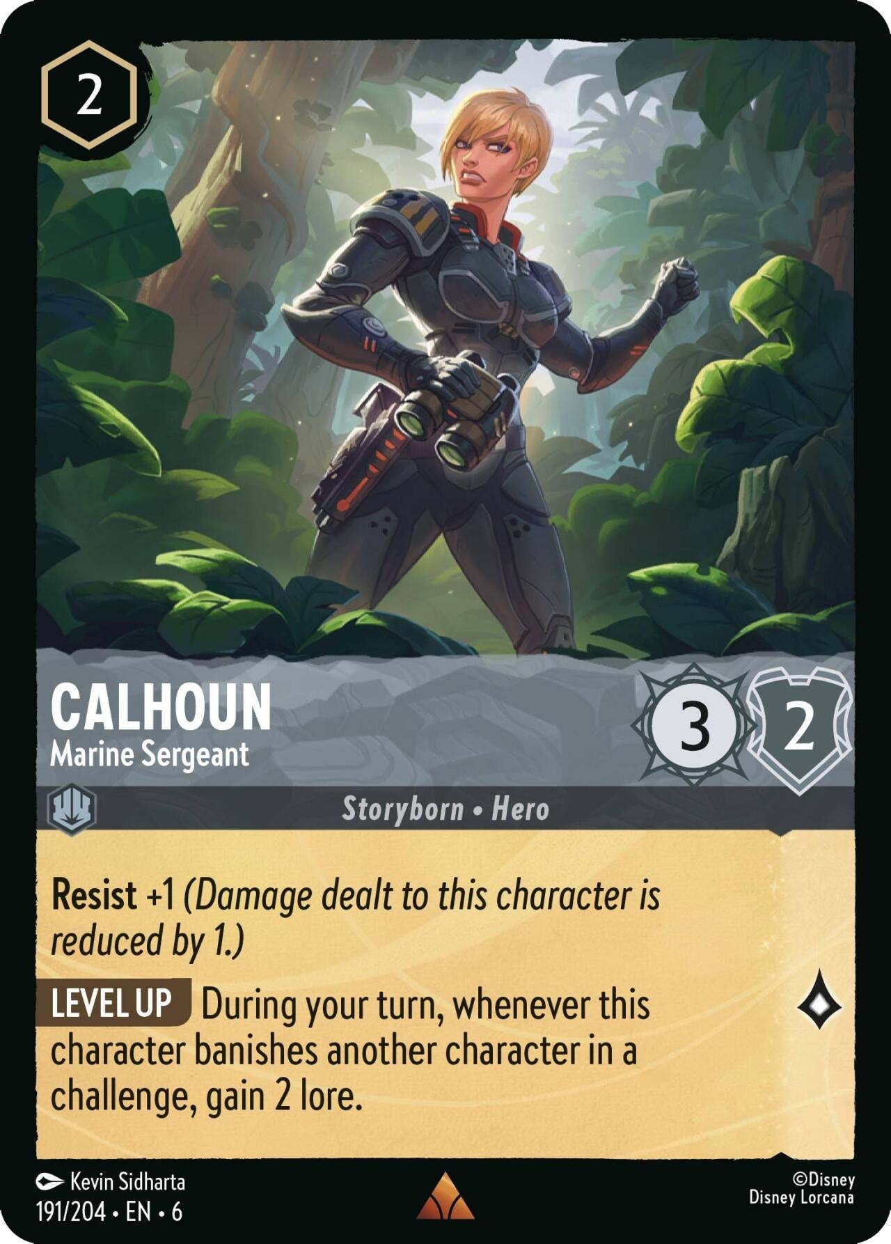 Disney Lorcana - Calhoun - Marine Sergeant (191/204) (Azurite Sea)