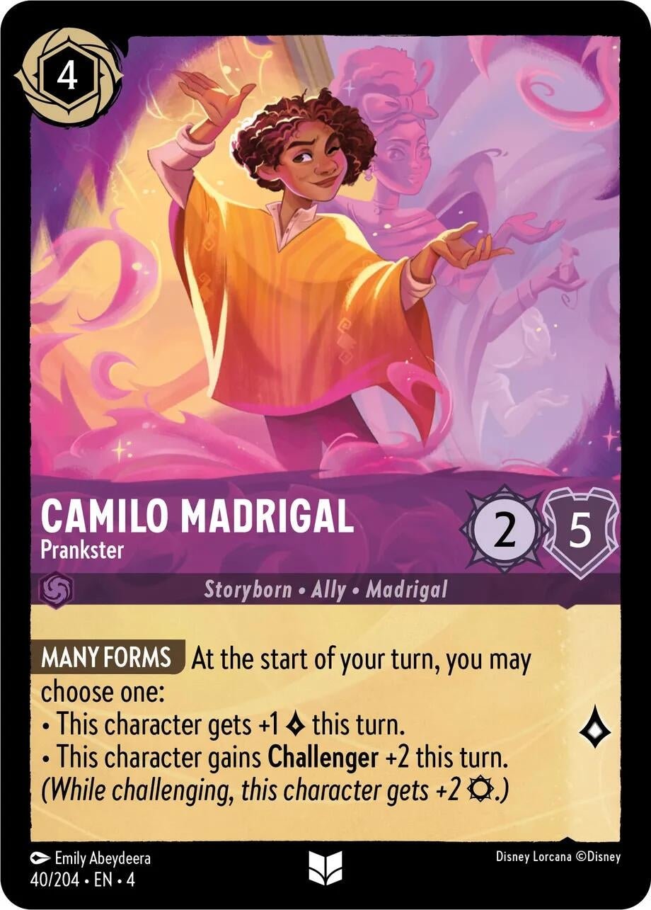 Disney Lorcana - Camilo Madrigal - Prankster (40/204) (Ursula's Return)