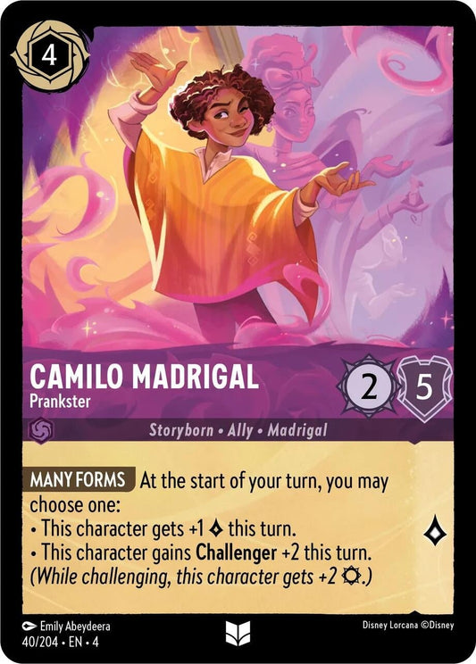 Disney Lorcana - Camilo Madrigal - Prankster (40/204) (Ursula's Return)
