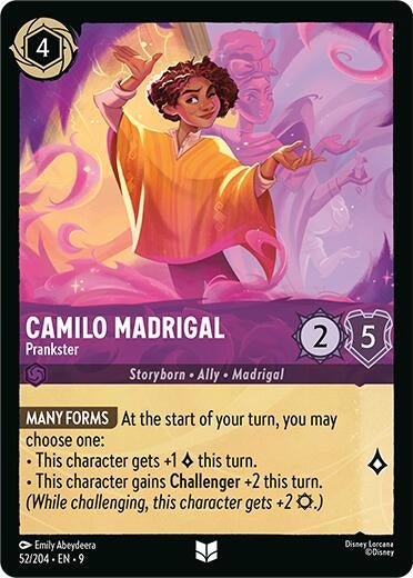 Disney Lorcana - Camilo Madrigal - Prankster (52/204) (Fabled)