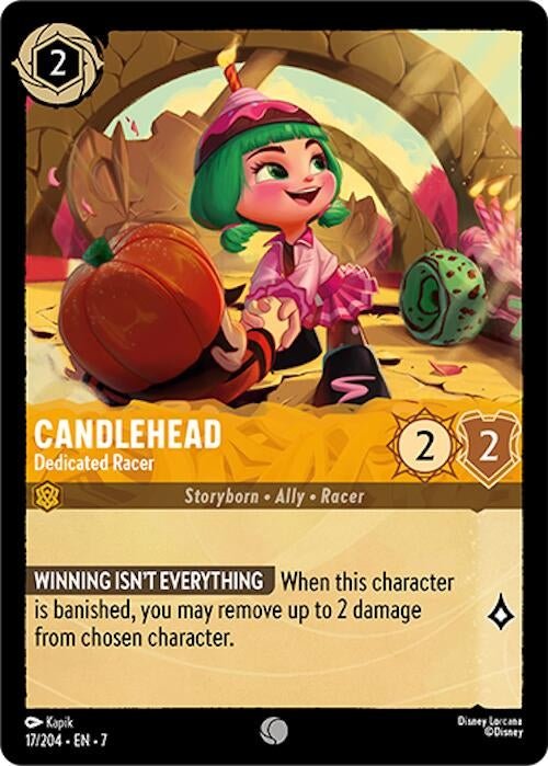 Disney Lorcana - Candlehead - Dedicated Racer (17/204) (Archazia's Island)