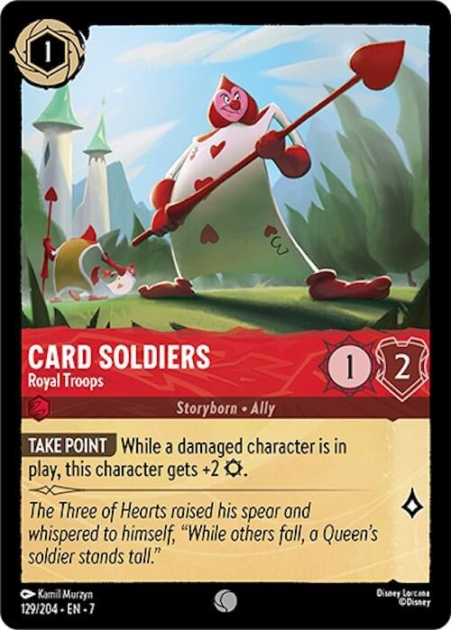 Disney Lorcana - Card Soldiers - Royal Troops (129/204) (Archazia's Island)