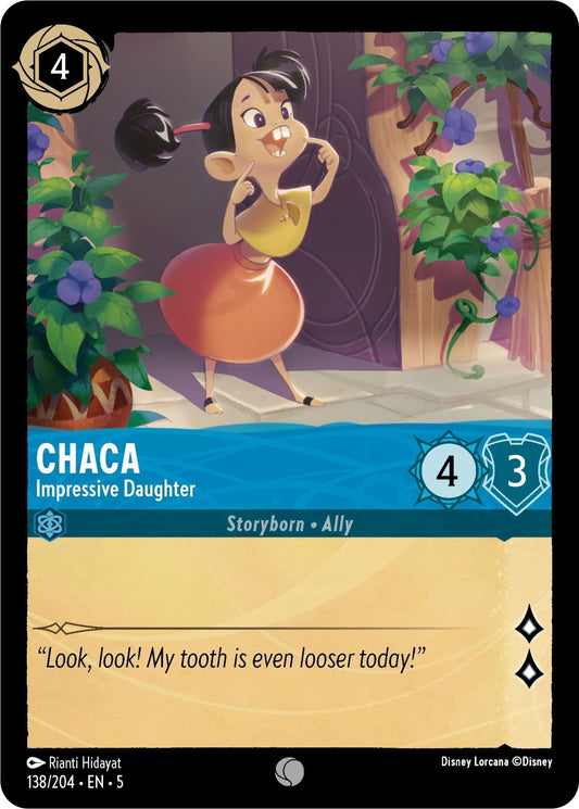 Disney Lorcana - Chaca - Impressive Daughter (138/204) (Shimmering Skies)